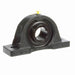 Sealmaster MP-31 CXU Mounted Ball Bearings, Black Oxide Bearing, Pillow Block Bearings, 1-15/16" Diameter, Cast Iron Housing, Set Screw Locking, Felt Labyrinth Seal, Air Handling Housing Fit, Wide Inner Race