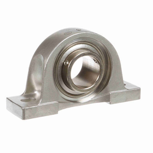 Sealmaster CRPS-PN209 RMW Mounted Ball Bearings, Phosphorous Nickel Coated Bearing, Pillow Block Bearings, 45mm Diameter, Stainless Steel Housing, Set Screw Locking, High Performance Seal (HPS), Reduced Maintenance - Lubed for Life, Wide Inner Race