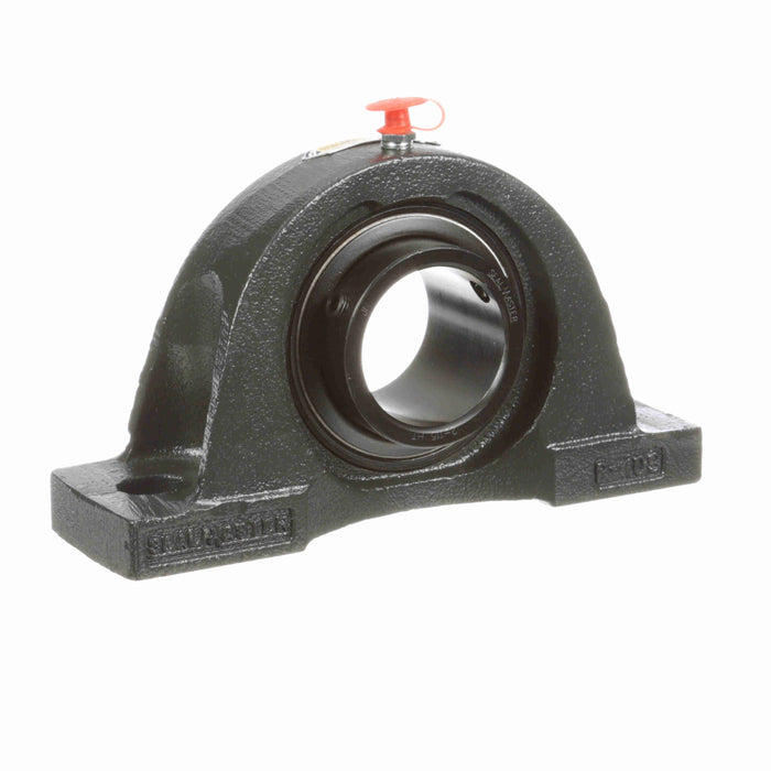 Sealmaster NP-31 HT Mounted Ball Bearings, Black Oxide Bearing, Pillow Block Bearings, 1-15/16" Diameter, Cast Iron Housing, Set Screw Locking, Nomex Seal, High Temperature Seal, High Temperature Grease, Wide Inner Race