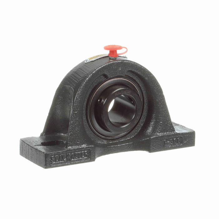 Sealmaster MP-20 HT Mounted Ball Bearings, Black Oxide Bearing, Pillow Block Bearings, 1-1/4" Diameter, Cast Iron Housing, Set Screw Locking, Nomex Seal, High Temperature Seal, High Temperature Grease, Wide Inner Race