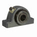 Sealmaster USRB5000-104-C Mounted Spherical Roller Bearings, Black Oxide Bearing, Pillow Block Bearings, 1-1/4" Diameter, Cast Iron Housing, Two Set Screw Lock Collars, Contact Seal, 