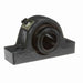 Sealmaster USRB5000-111-C Mounted Spherical Roller Bearings, Black Oxide Bearing, Pillow Block Bearings, 1-11/16" Diameter, Cast Iron Housing, Two Set Screw Lock Collars, Contact Seal, 