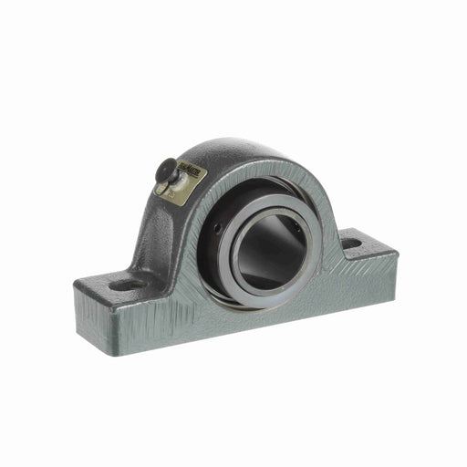 Sealmaster USRB5000-115 Mounted Spherical Roller Bearings, Black Oxide Bearing, Pillow Block Bearings, 1-15/16" Diameter, Cast Iron Housing, Two Set Screw Lock Collars, Felt Labyrinth Seal, 