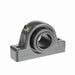 Sealmaster USRB5000-212-C Mounted Spherical Roller Bearings, Black Oxide Bearing, Pillow Block Bearings, 2-3/4" Diameter, Cast Iron Housing, Two Set Screw Lock Collars, Contact Seal, 