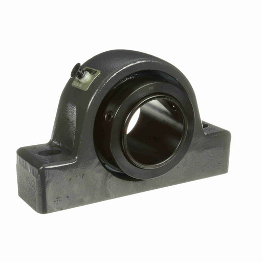 Sealmaster USRB5000-300 GT Mounted Spherical Roller Bearings, Black Oxide Bearing, Pillow Block Bearings, 3" Diameter, Cast Iron Housing, Two Set Screw Lock Collars, Felt Labyrinth Seal, 