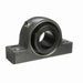 Sealmaster USRBF5000-308-C Mounted Spherical Roller Bearings, Black Oxide Bearing, 4 Bolt Pillow Block Bearings, 3-1/2" Diameter, Cast Iron Housing, Two Set Screw Lock Collars, Contact Seal, 