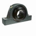 Sealmaster USRB5000-315 Mounted Spherical Roller Bearings, Black Oxide Bearing, Pillow Block Bearings, 3-15/16" Diameter, Cast Iron Housing, Two Set Screw Lock Collars, Felt Labyrinth Seal, 