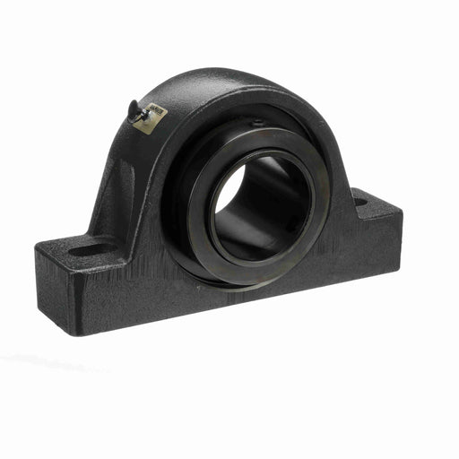 Sealmaster USRB5000-315-C Mounted Spherical Roller Bearings, Black Oxide Bearing, Pillow Block Bearings, 3-15/16" Diameter, Cast Iron Housing, Two Set Screw Lock Collars, Contact Seal, 