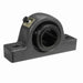 Sealmaster USRB5000E-107 Mounted Spherical Roller Bearings, Black Oxide Bearing, Pillow Block Bearings, 1-7/16" Diameter, Cast Iron Housing, Two Set Screw Lock Collars, Felt Labyrinth Seal, 