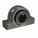 Sealmaster USRBF5000E-207 Mounted Spherical Roller Bearings, Black Oxide Bearing, 4 Bolt Pillow Block Bearings, 2-7/16" Diameter, Cast Iron Housing, Two Set Screw Lock Collars, Felt Labyrinth Seal, 