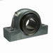 Sealmaster USRBF5000E-215 Mounted Spherical Roller Bearings, Black Oxide Bearing, 4 Bolt Pillow Block Bearings, 2-15/16" Diameter, Cast Iron Housing, Two Set Screw Lock Collars, Felt Labyrinth Seal, 