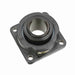 Sealmaster USFB5000-212 Mounted Spherical Roller Bearings, Black Oxide Bearing, 4 Bolt Flange Bearings, 2-3/4" Diameter, Cast Iron Housing, Two Set Screw Lock Collars, Felt Labyrinth Seal, 