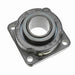 Sealmaster USFB5000-215 Mounted Spherical Roller Bearings, Black Oxide Bearing, 4 Bolt Flange Bearings, 2-15/16" Diameter, Cast Iron Housing, Two Set Screw Lock Collars, Felt Labyrinth Seal, 