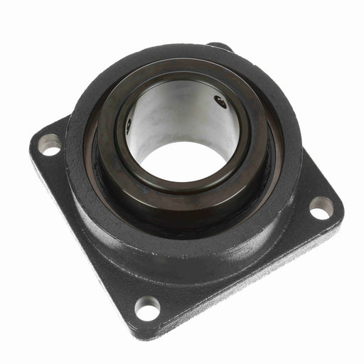 Sealmaster USFB5000-308-C Mounted Spherical Roller Bearings, Black Oxide Bearing, 4 Bolt Flange Bearings, 3-1/2" Diameter, Cast Iron Housing, Two Set Screw Lock Collars, Contact Seal, 