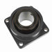 Sealmaster USFB5000-308 Mounted Spherical Roller Bearings, Black Oxide Bearing, 4 Bolt Flange Bearings, 3-1/2" Diameter, Cast Iron Housing, Two Set Screw Lock Collars, Felt Labyrinth Seal, 