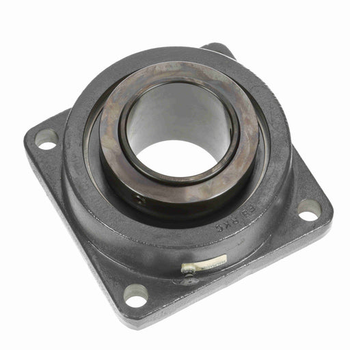 Sealmaster USFB5000-315 Mounted Spherical Roller Bearings, Black Oxide Bearing, 4 Bolt Flange Bearings, 3-15/16" Diameter, Cast Iron Housing, Two Set Screw Lock Collars, Felt Labyrinth Seal, 