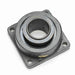 Sealmaster USFB5000E-300-C Mounted Spherical Roller Bearings, Black Oxide Bearing, 4 Bolt Flange Bearings, 3" Diameter, Cast Iron Housing, Two Set Screw Lock Collars, Contact Seal, 