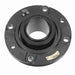 Sealmaster USFC5000-300-C Mounted Spherical Roller Bearings, Black Oxide Bearing, 4 Bolt Piloted Flange Bearings, 3" Diameter, Cast Iron Housing, Two Set Screw Lock Collars, Contact Seal, 