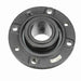 Sealmaster USFC5000-311 Mounted Spherical Roller Bearings, Black Oxide Bearing, 4 Bolt Piloted Flange Bearings, 3-11/16" Diameter, Cast Iron Housing, Two Set Screw Lock Collars, Felt Labyrinth Seal, 