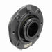 Sealmaster USFC5000E-207-C Mounted Spherical Roller Bearings, Black Oxide Bearing, 4 Bolt Piloted Flange Bearings, 2-7/16" Diameter, Cast Iron Housing, Two Set Screw Lock Collars, Contact Seal, 