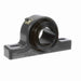 Sealmaster USRBE5000-300-C Mounted Spherical Roller Bearings, Black Oxide Bearing, Pillow Block Bearings, 3" Diameter, Cast Iron Housing, Two Set Screw Lock Collars, Contact Seal, 