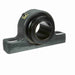 Sealmaster USRBE5000-308 Mounted Spherical Roller Bearings, Black Oxide Bearing, Pillow Block Bearings, 3-1/2" Diameter, Cast Iron Housing, Two Set Screw Lock Collars, Felt Labyrinth Seal, 