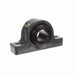 Sealmaster USRBE5000E-207 Mounted Spherical Roller Bearings, Black Oxide Bearing, Pillow Block Bearings, 2-7/16" Diameter, Cast Iron Housing, Two Set Screw Lock Collars, Felt Labyrinth Seal, 