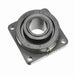 Sealmaster USFBE5000E-115-C Mounted Spherical Roller Bearings, Black Oxide Bearing, 4 Bolt Flange Bearings, 1-15/16" Diameter, Cast Iron Housing, Two Set Screw Lock Collars, Contact Seal, 