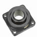 Sealmaster USFBE5000-215-C Mounted Spherical Roller Bearings, Black Oxide Bearing, 4 Bolt Flange Bearings, 2-15/16" Diameter, Cast Iron Housing, Two Set Screw Lock Collars, Contact Seal, 