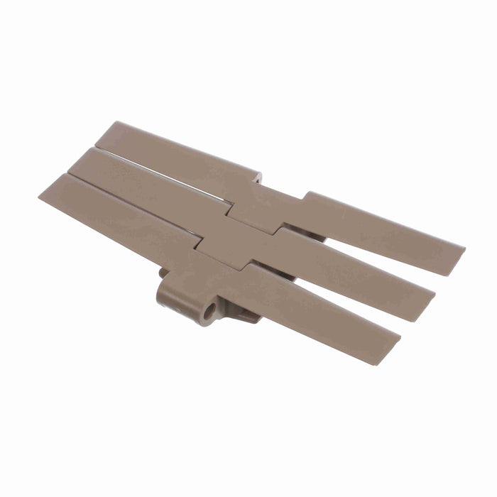 Belts Chain Side Flexing Low Friction Acetal Brown Flat Top Tabs 1-1/2" Pitch 10" Wide 882 Series 