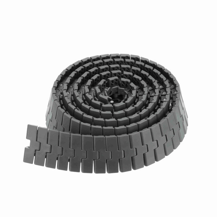 Belts Chain Side Flexing Low Friction Acetal Dark Grey Flat Top Tabs 1" Pitch 3-5/16" Wide 2250 Series 