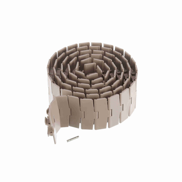 Belts Chain Side Flexing Low Friction Acetal Brown Flat Top Tabs 1-1/2" Pitch 4-1/2" Wide 879 Series 