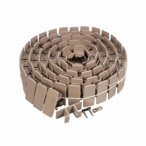 Belts Chain Side Flexing Low Friction Acetal Brown Two-Piece Plate Top Tabs 1-1/2" Pitch 3-1/4" Wide 1873 Series 