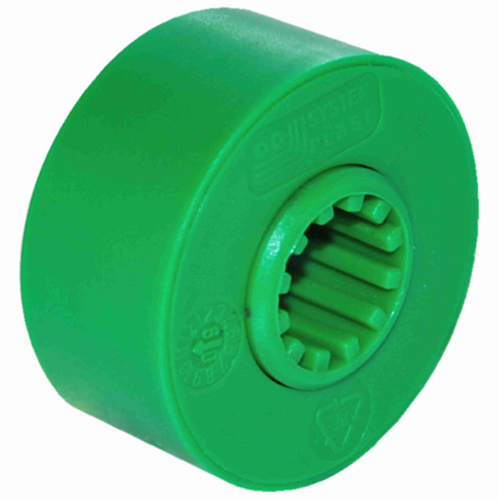 Conveyor Components Rollers Polyethylene Green 50mm OD 20mm Bore 28mm Long 