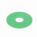 Conveyor Components Rollers Flanges Polypropylene Green 70mm OD 20mm Bore 2mm Long 