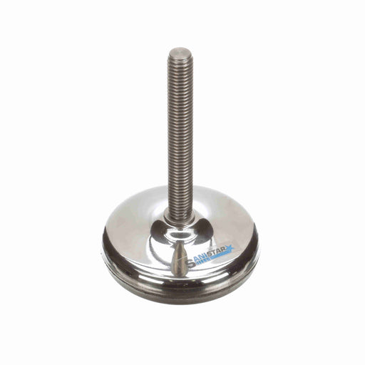 Conveyor Components Frame & Structure Supports Stainless Steel Base Stainless Steel Threads  Leveler 4" Diameter 6" Spindle 3/4"-10 Thread 