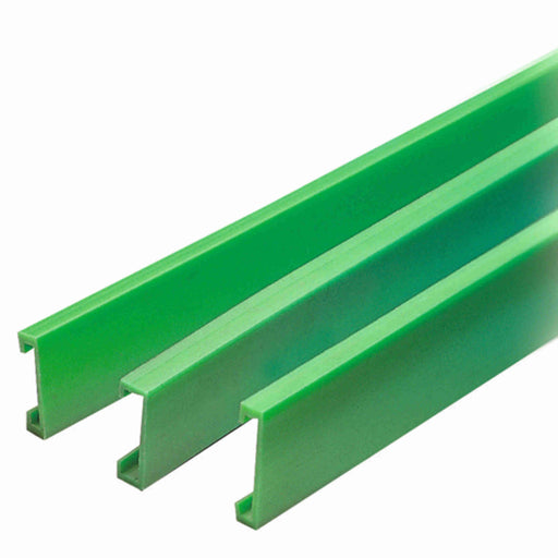 Conveyor Components Wear Strips UHMW Green Rail Cover 1/2" Wide 2-3/8" Thick 20ft Long 