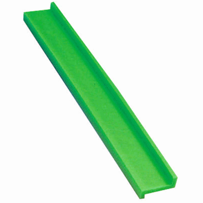 Conveyor Components Wear Strips UHMW Green Rail Cover 1-3/4" Wide 3/8" Thick 20ft Long 