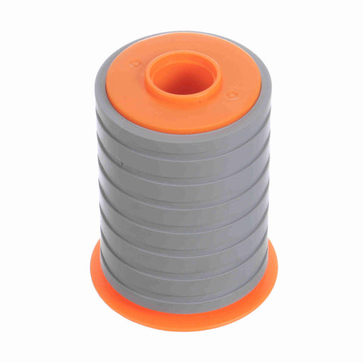 Conveyor Components Rollers Polyethylene TPR Rubber Coating Orange 2.24" OD 3/4" Bore 3.15mm Long 