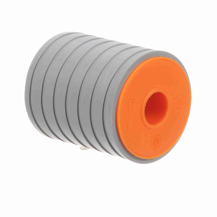 Conveyor Components Rollers Polyethylene TPR Rubber Coating Orange 67mm OD 3/4" Bore 82.5mm Long 