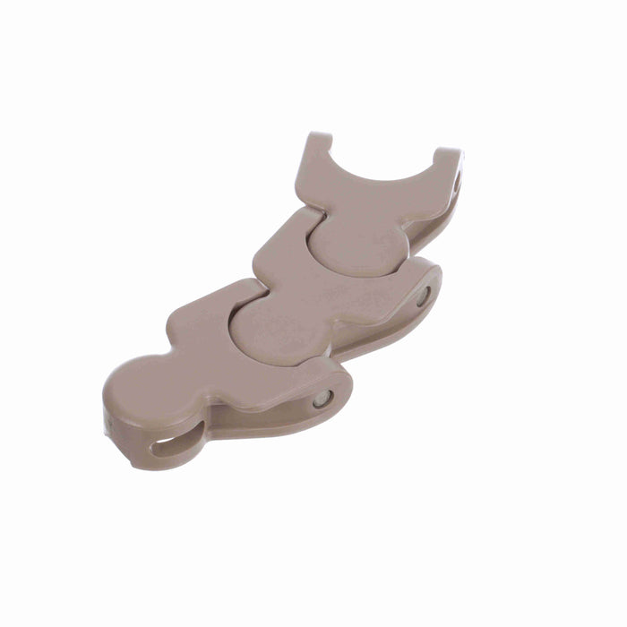 Belts Chain Side Flexing Low Friction Acetal Brown Crate Conveyor Tabs 50mm Pitch 50mm Wide 1700 Series 