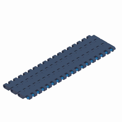 Belts Plastic Modular Belts Straight Running NG Evo Grey Blue Flat Top 3/4" Pitch 48" Wide 2190 Series 