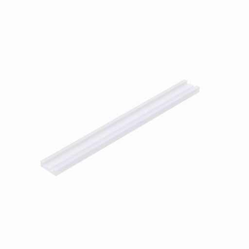 Conveyor Components Wear Strips UHMW White Chain Guide 1-1/4" Wide 5/16"" Thick 10ft Long W-Shaped 50 Pitch 