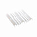 Conveyor Components Wear Strips UHMW White Round Bar Cover 7/8" Wide 7/8" High 3-1/2" Long