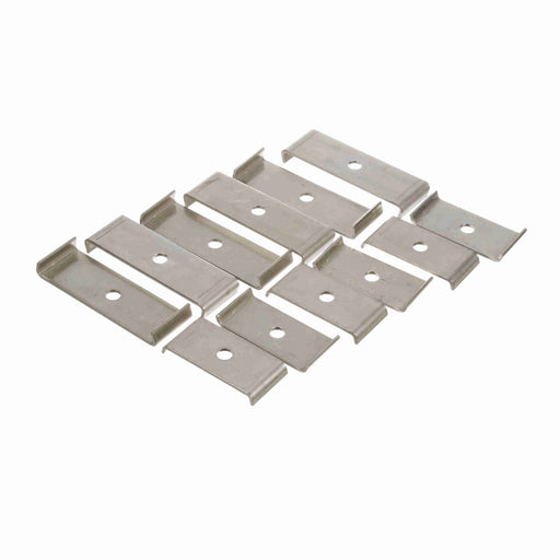 Conveyor Components Product Guides & Brackets Stainless Steel Clamp For 3/8" Screws For M10 Screws 3-3/4" Rail Center Double Rail Clamp 