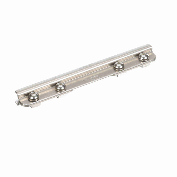 Conveyor Components Product Guides & Brackets Stainless Steel Clamp For 5/16" Screws For M8 Screws Single Rail Clamp 3" Long 