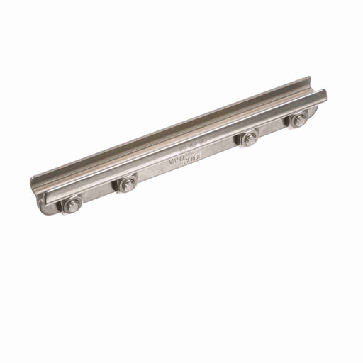 Conveyor Components Product Guides & Brackets Stainless Steel Clamp For 5/16" Screws For M8 Screws Single Rail Clamp 3" Long 