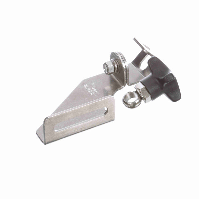 Conveyor Components Product Guides & Brackets Stainless Steel Bracket With Knob For 1/2" Rod Without Positioning Lip Rotating Assembly 