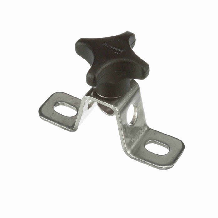 Conveyor Components Product Guides & Brackets Stainless Steel Bracket Rod Mount Bracket For 1/2" Rod With Knob 