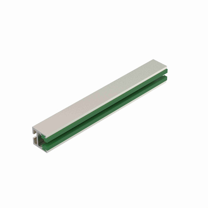 Conveyor Components Wear Strips UHMW Green Chain Guide 1-7/8" Wide 1-11/16" Thick 10ft Long 40 Pitch Assembly 